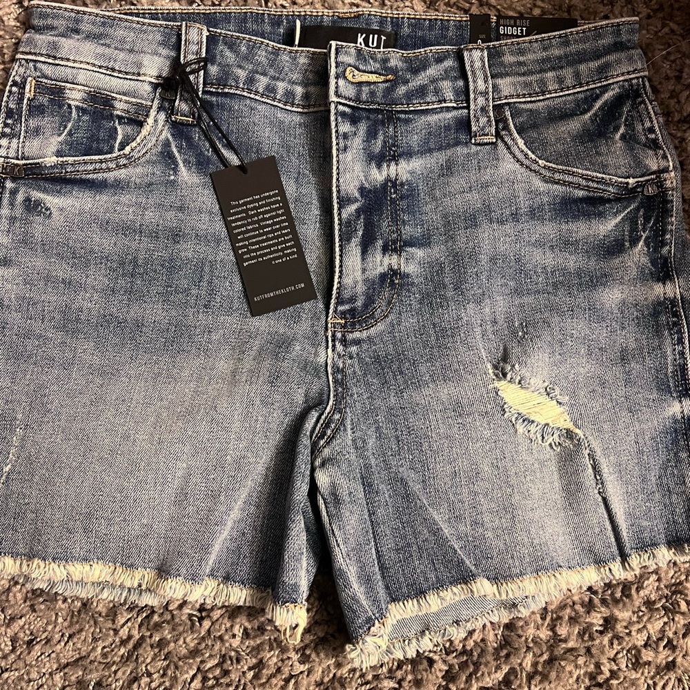 Kut from the Kloth Denim High Rise Shorts